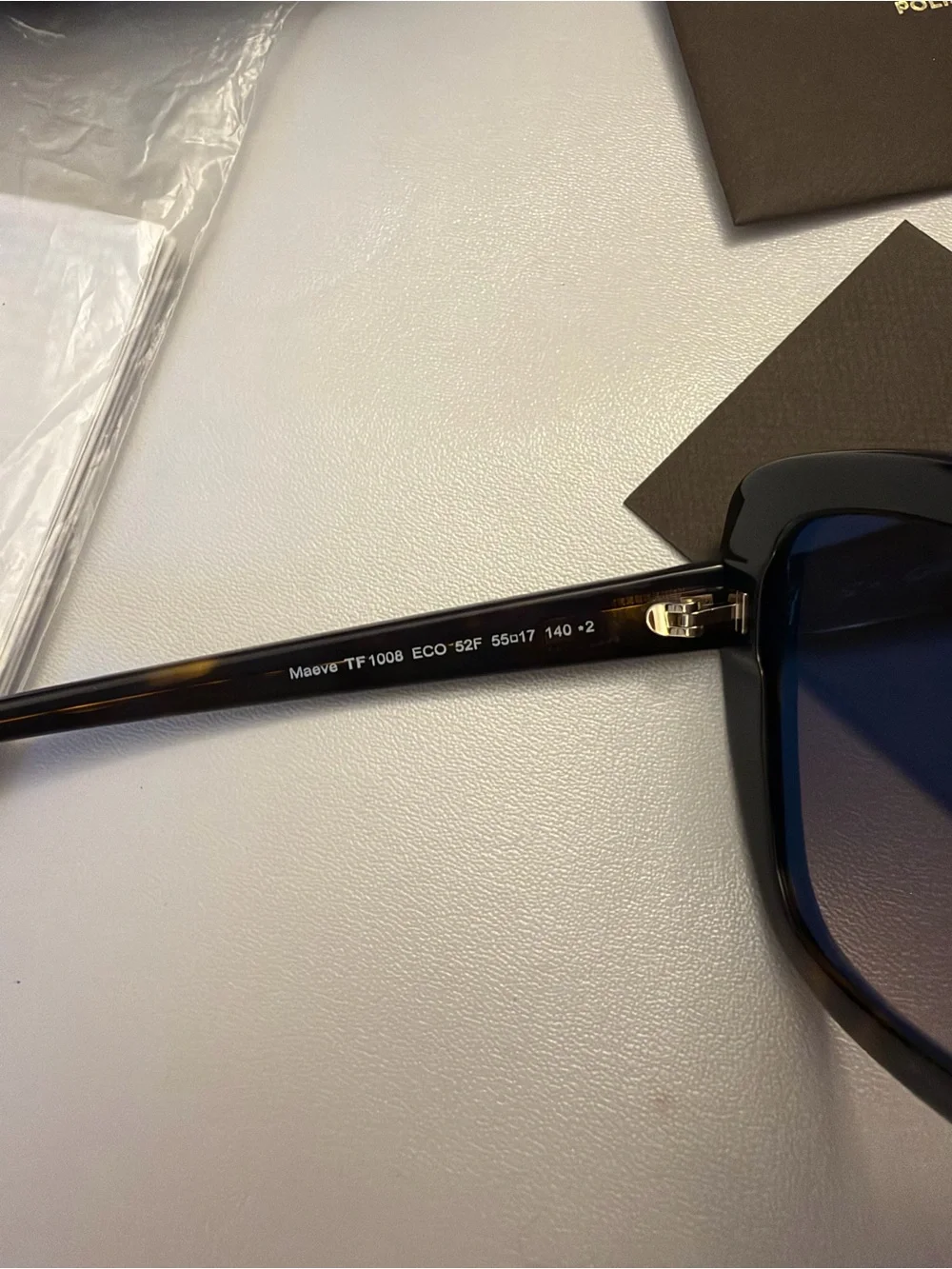 Tom Ford FT1008 52F Maeve Butterfly Sunglasses - Dark Havana/Brown